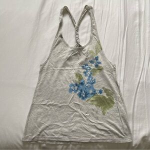 Abercrombie kids Blue and White Sleeveless Tank Top